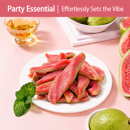 🌿✨ Say Goodbye to High-Calorie Guilt 🔥 | Fiber-Rich Red Guava Slices for Sweet Cravings 🍓🌿 - DG
