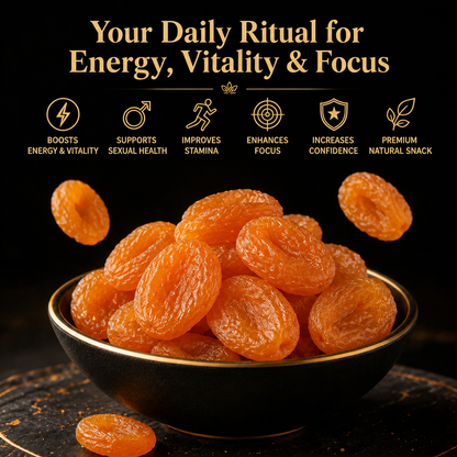 🔥🍑 Men’s Vitality Revival Dried Golden Apricots 🏅| Natural Energy, Stamina & Daily Confidence Boost -🔥DG