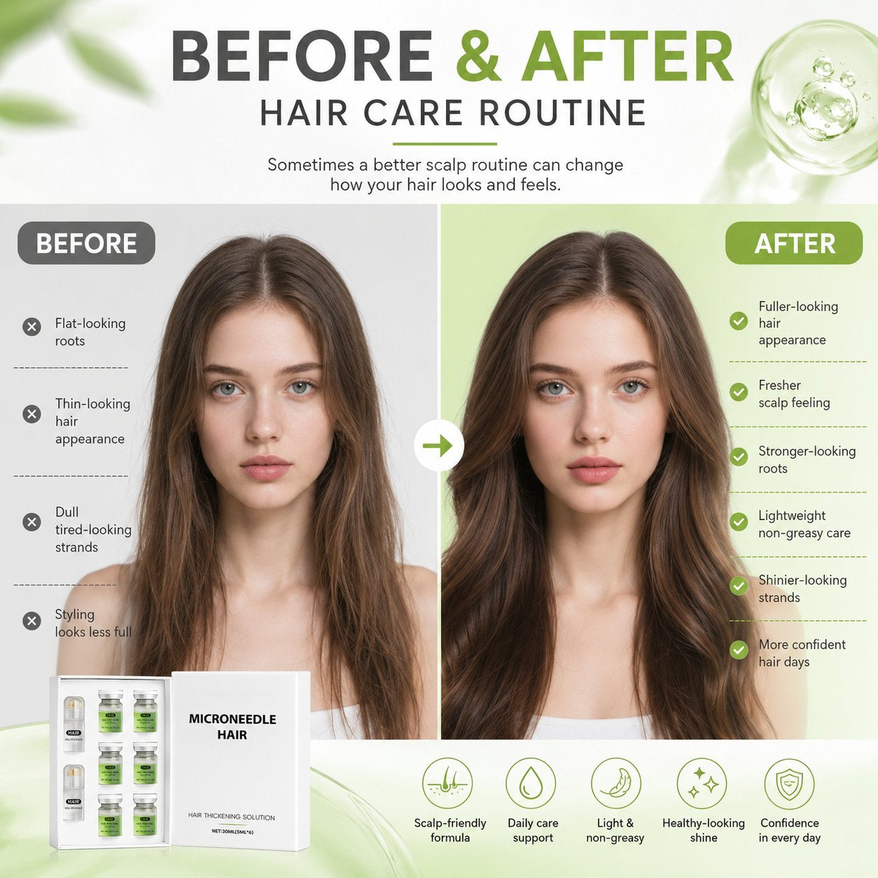 🚀 Regrow With Confidence 🔥 | Scalp Care System for Thinning Hair 🏆⭐ - DG