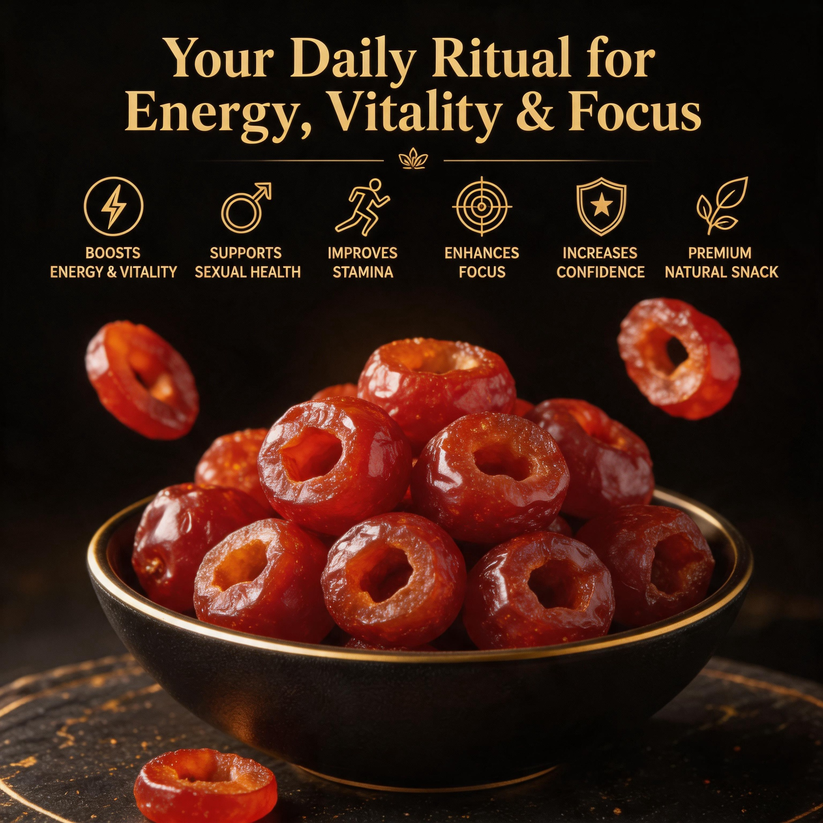 🍅🫒 Men’s Vitality Revival 🔥 Hollow dried hawthorn berries for Natural Energy, Stamina & Confidence - DG