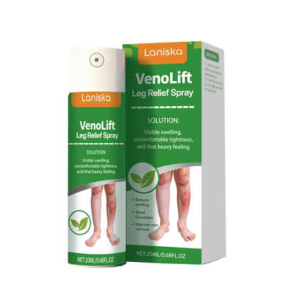 🌿 VenoLift Leg Relief Spray – Cooling Leg Care Mist for Tired, Heavy Legs, Visible Vein Appearance, Swelling Feeling & Daily Comfort, 20ml-WZH