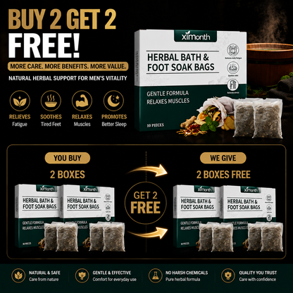 💪🌿 Men’s Herbal Foot Soak Bags | Boost Circulation, Restore Energy & Vitality 🛁⚡-DG1