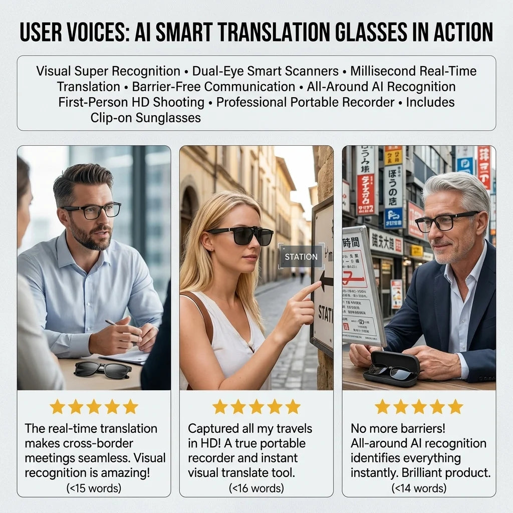 😎👓 Smart AI Translation & Color-Changing Bluetooth Sunglasses 🕶️✨ Speak Any Language Instantly + Enjoy Music + Stylish UV Protection 🌍🎧☀️-ZZ