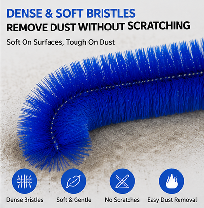 ✨ Flexible Fan Dust Cleaning Brush – 🌀Bendable 360° Cleaning Brush for Fans, Air Vents, Screens & Hard-to-Reach Spaces-DG1