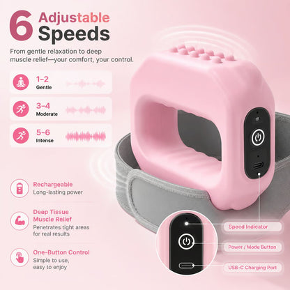🏋️‍♀️ Mini Fascia Ring Massager –✨ Hands-Free Wearable Massage Ring for Waist, Back, Legs & Full Body Recovery-DG1