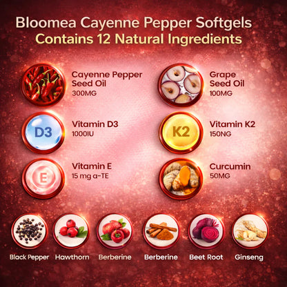 🏆Flash Sale⚡ 100K+ SOLD! 🏆Cayenne Pepper Softgels Supplement-#YUN7