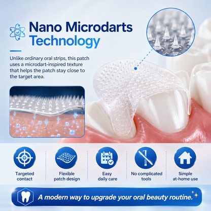 🦷✨ Tooth & Gum Advanced Nano Microdarts Patch Advanced Oral Care Patch for a Brighter, Cleaner-Looking Smile-YQ