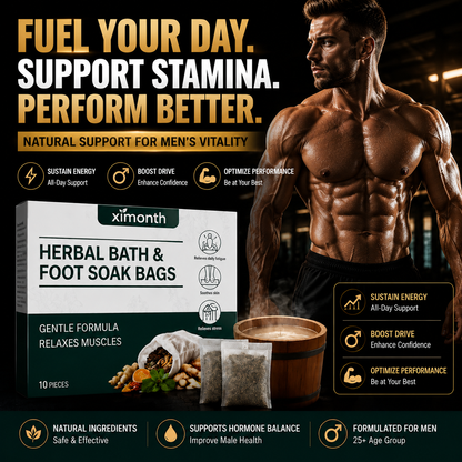 💪🌿 Men’s Herbal Foot Soak Bags | Boost Circulation, Restore Energy & Vitality 🛁⚡-DG1
