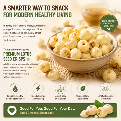 🌿✨ Premium Peeled Lotus Seeds – Science-Inspired Smart Snacking for Healthy Blood Sugar & Everyday Wellness 💚🌰-DG1