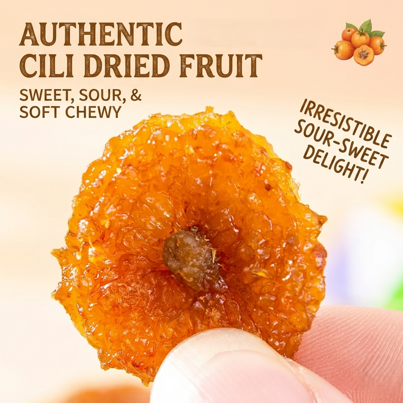 🍃🍃Say goodbye to high-calorie guilt! 🥝 Satisfy your cravings with ourfiber-rich Natural Dried Cili Fruit - DG