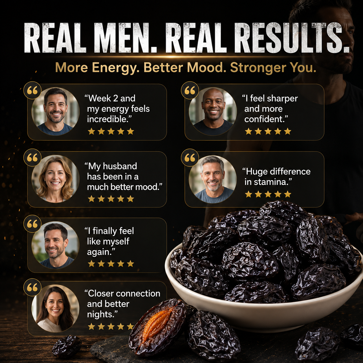 🌟 Australian Premium Dried Prunes - ⚡ Men’s Vitality, 🛡️ Stamina Support & 🔥 Testicular Recovery-WZH