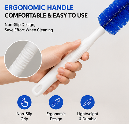 ✨ Flexible Fan Dust Cleaning Brush – 🌀Bendable 360° Cleaning Brush for Fans, Air Vents, Screens & Hard-to-Reach Spaces-DG1