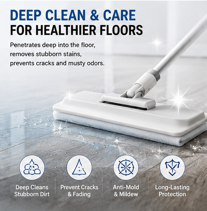 🧼【Multi-Effect Floor Cleaner Sheets】✨ Dissolvable Deep-Clean Floor Cleaning Pads 🌿 Deodorizing & Floor Care Formula for Families, Pet Homes, Hardwood, Tile & Daily Household Cleaning-DG1