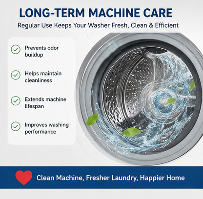 ✨ Washing Machine Cleaner Tablets – Deep Cleaning & Odor Removal for Pet Owners 💡 Removes Pet Hair, Eliminates Odors & Maintains Fresh Machine Hygiene-DG1
