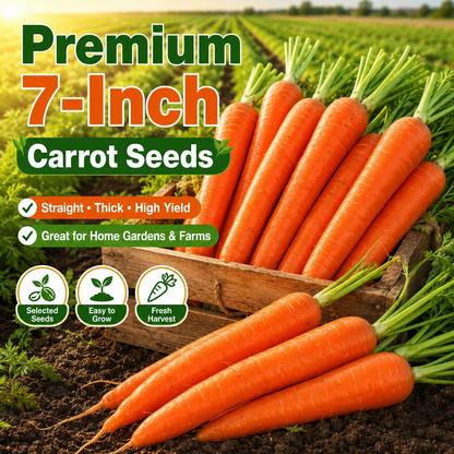 🥕Premium Carrot Seeds for Backyard Gardens, Raised Beds, Balconies & Family Planting-WZH