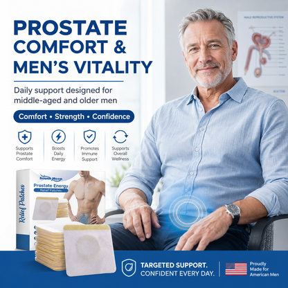 Men’s Vitality Support Patch – Advanced Support for Men’s Energy, Endurance & Performance-WZH