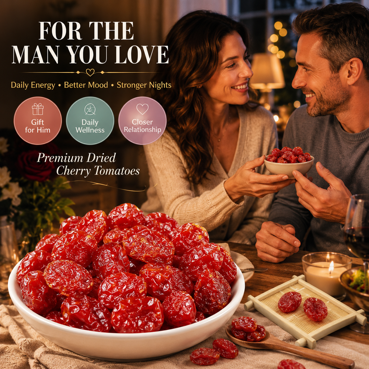 🌟 Australian Premium Dried Cherry Tomatoes - ⚡ Daily Men’s Energy, 🛡️ Endurance & 🔥 Testicular Recovery Support-WZH