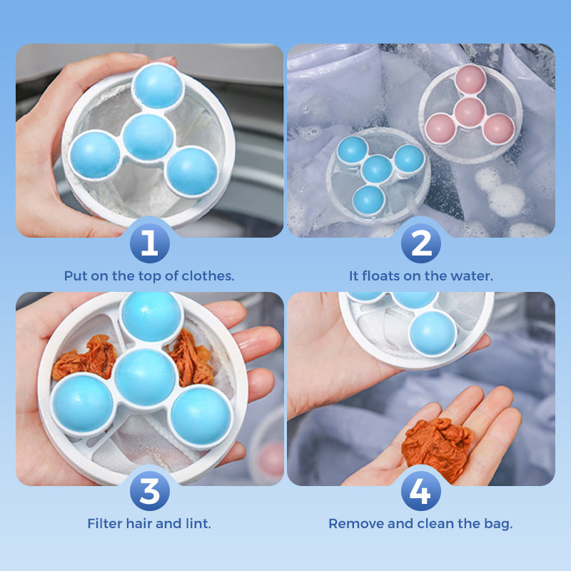 🌊✨ Hot Sale! 🧺 Floating Lint Mesh Bag 🐾💦 – Keep Your Washer & Dryer Clean, Catch Lint & Hair Effortlessly 🌀♻️ Safe for All Fabrics | Eco-Friendly & Reusable | Perfect for Laundry Day! 🧼💖-ZZ
