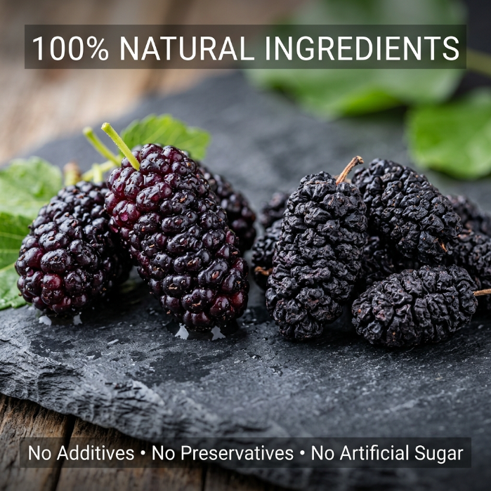 🥭✨ Organic-Style Dried Mulberries – Nutrient-Rich Superfood for Daily Nourishment & Balanced Living 🍇🌿-DG1