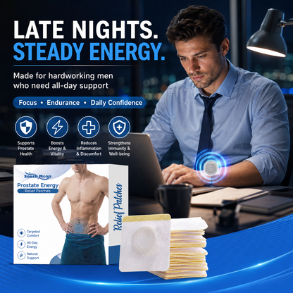 Men’s Vitality Support Patch – Advanced Support for Men’s Energy, Endurance & Performance-WZH