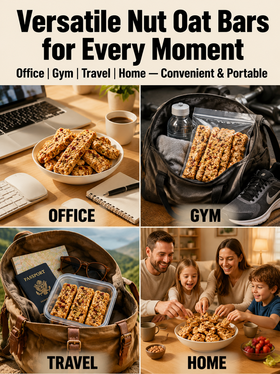 🥚Oat Protein Granola Bars Low Calorie Snack