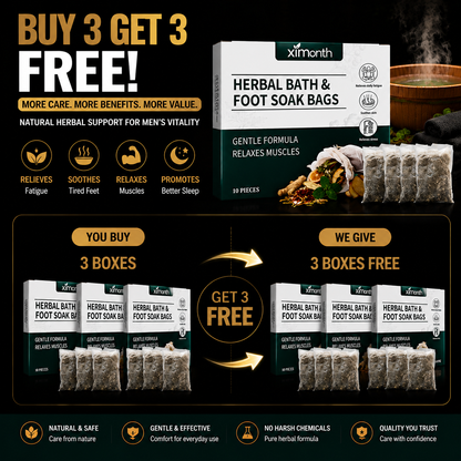 💪🌿 Men’s Herbal Foot Soak Bags | Boost Circulation, Restore Energy & Vitality 🛁⚡-DG1