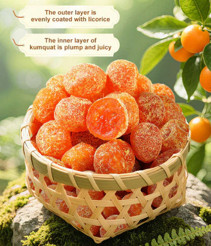 🍊 Guilt-Free Snacking Made Easy! Fiber-Rich Licorice Kumquats for Healthy Cravings 🩵✨-YQ