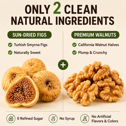 🌿🍯 Fig Stuffed with Walnut – Metabolism & Weight Management Support Superfood Snack 🌰✨-DG1