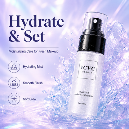 💫✨ Makeup Setting Spray 🌬️💖 Long-Lasting Lock + Oil Control + Hydrating Care 💦🌸 💎 Waterproof Formula | 🌿 Moisturizing & Nourishing | ✨ Brighten Skin Tone & Glowing Finish 😍-DG1