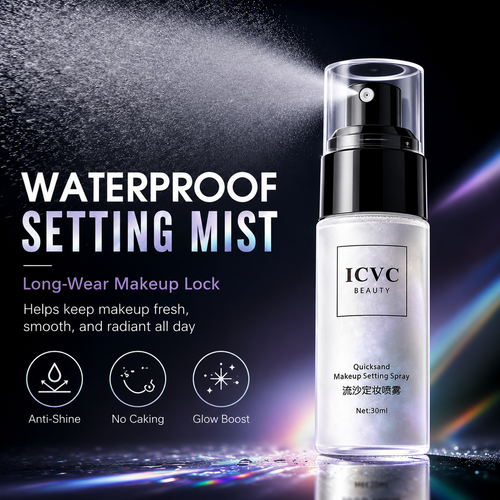 💫✨ Makeup Setting Spray 🌬️💖 Long-Lasting Lock + Oil Control + Hydrating Care 💦🌸 💎 Waterproof Formula | 🌿 Moisturizing & Nourishing | ✨ Brighten Skin Tone & Glowing Finish 😍-DG1
