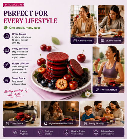 🍒🌿 Fig + Blueberry Hawthorn Slice Snack – Natural Digestive Wellness, High Fiber & Clean Energy Superfruit Bite ✨-DG1