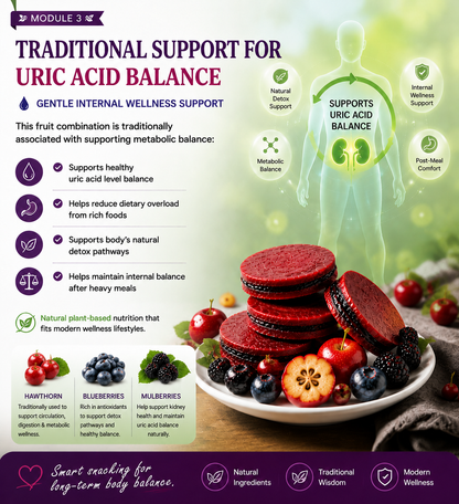🍒🌿 Fig + Blueberry Hawthorn Slice Snack – Natural Digestive Wellness, High Fiber & Clean Energy Superfruit Bite ✨-DG1