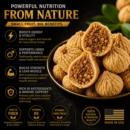 🔥🍑 Ultimate Men’s Vitality Boost Dried Fig Slices 🌿✨ Natural Energy, Stamina & Daily Performance Support 💪⚡ - ZZ