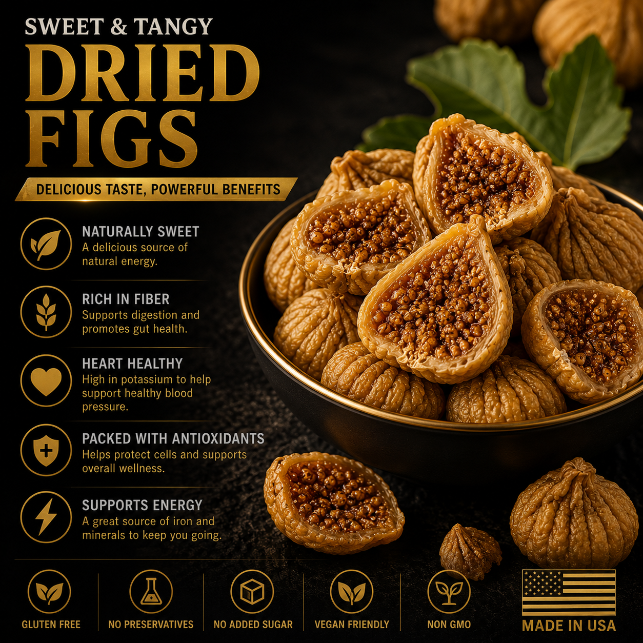 🔥🍑 Ultimate Men’s Vitality Boost Dried Fig Slices 🌿✨ Natural Energy, Stamina & Daily Performance Support 💪⚡ - ZZ