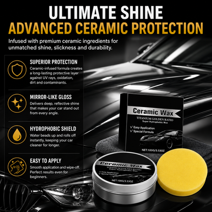 😱 Your Car Looks Older Than It Should? 🚗💔  ✨ Premium Car Restoration Wax  Restore Deep Gloss, Repel Dirt & Protect Your Paint Instantly 💎🛡️-ZZ