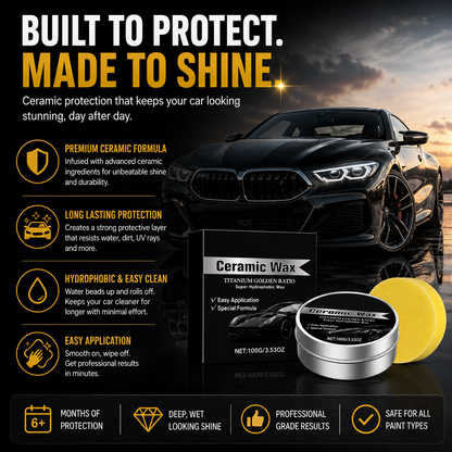 😱 Your Car Looks Older Than It Should? 🚗💔  ✨ Premium Car Restoration Wax  Restore Deep Gloss, Repel Dirt & Protect Your Paint Instantly 💎🛡️-ZZ