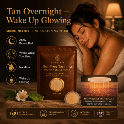 💸 Big Discount Now ✨ Micro Needle Self-Tan Patches 🌞 UV-Free Tanning Solution, Smooth Even Finish, Comfortable Skin Feel, Long-Lasting Golden Bronze Look, Perfect for Summer, Beach & Daily Makeup 🩳-ZYY