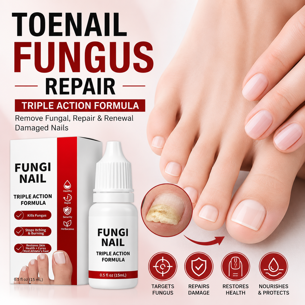 🌟 Toenail Fungus Care Solution – Extra Strength Antifungal Treatment! 🌟-ZZ