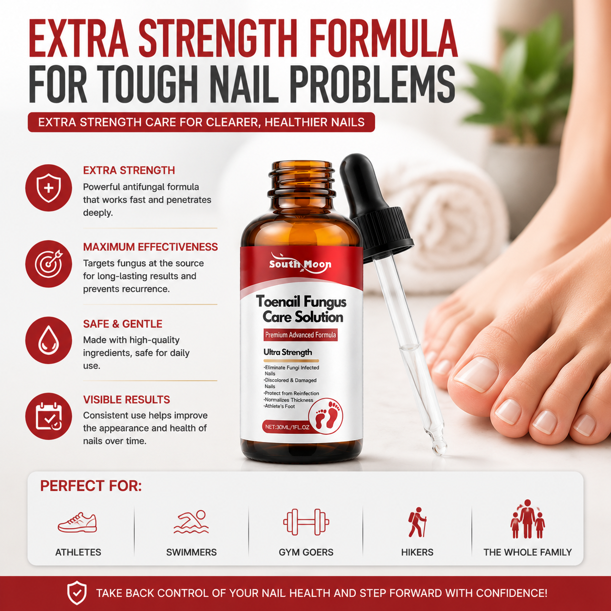 🌟 Toenail Fungus Care Solution – Extra Strength Antifungal Treatment! 🌟-CJY
