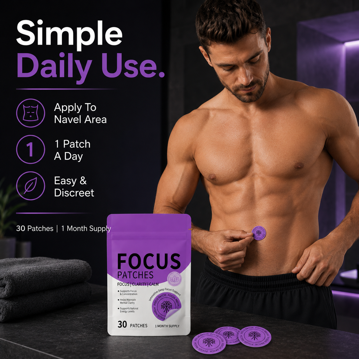 ⚡ Men’s Energy Balance Patch – Daily Vitality, Stamina & Confidence Support 💪-ZZ