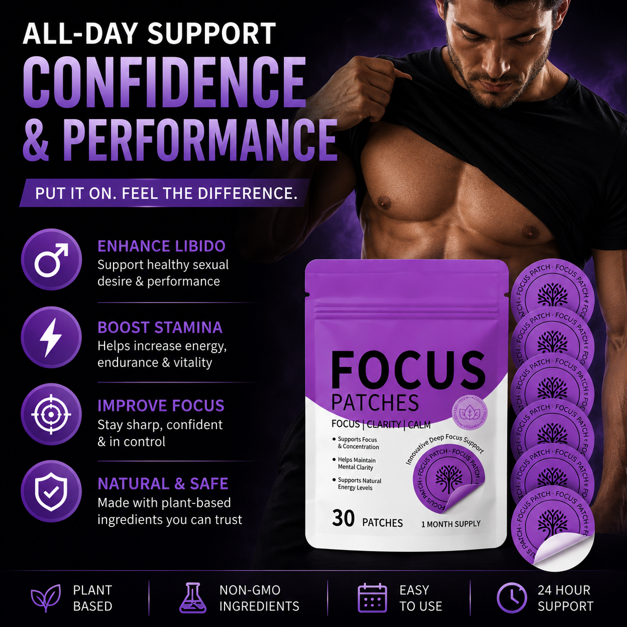 ⚡ Men’s Energy Balance Patch – Daily Vitality, Stamina & Confidence Support 💪-ZZ