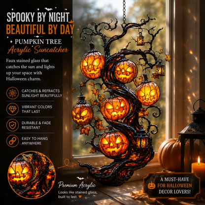 🎃✨ Pumpkin Tree Halloween Lantern – Light Up Your Spooky Season-CJY