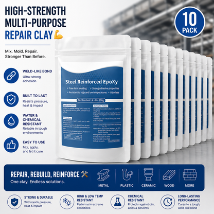 🔧 High-Strength Multi-Purpose Repair Clay – Durable, Waterproof, & Easy to Use 🛠️-CJY