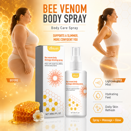 🔥 Bee Venom Body Contouring Spray – Fitness Body Care Mist for Smoother, Tighter-Looking Skin, Waist, Belly, Arms & Legs, 30ml-WZH