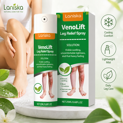 🌿 VenoLift Leg Relief Spray – Cooling Leg Care Mist for Tired, Heavy Legs, Visible Vein Appearance, Swelling Feeling & Daily Comfort, 20ml-WZH