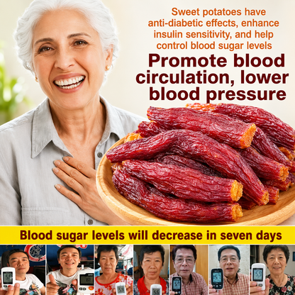 Soft & Sweet Skin-On Dried Sweet Potato for Blood Sugar Support, Slimming & Healthy Weight Management-WZH