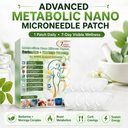 Advanced Metabolic Nano Microneedle Patch🎄 1 Patch Daily ✨7-Day Visible Wellness Berberine Moringa Complex ✅Boost Metabolism, Curb Cravings, Stabilize Blood Sugar & Sustain Energy 💥-ZYY