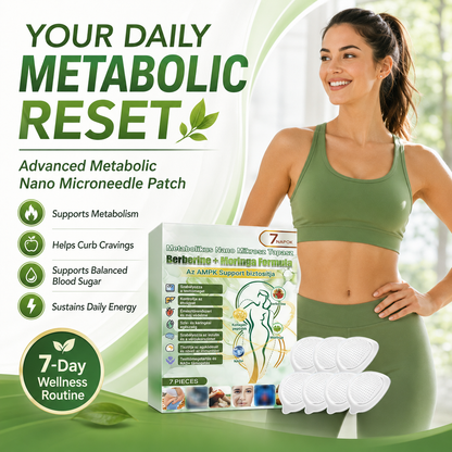Advanced Metabolic Nano Microneedle Patch🎄 1 Patch Daily ✨7-Day Visible Wellness Berberine Moringa Complex ✅Boost Metabolism, Curb Cravings, Stabilize Blood Sugar & Sustain Energy 💥-ZYY