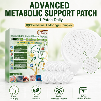 Advanced Metabolic Nano Microneedle Patch🎄 1 Patch Daily ✨7-Day Visible Wellness Berberine Moringa Complex ✅Boost Metabolism, Curb Cravings, Stabilize Blood Sugar & Sustain Energy 💥-ZYY