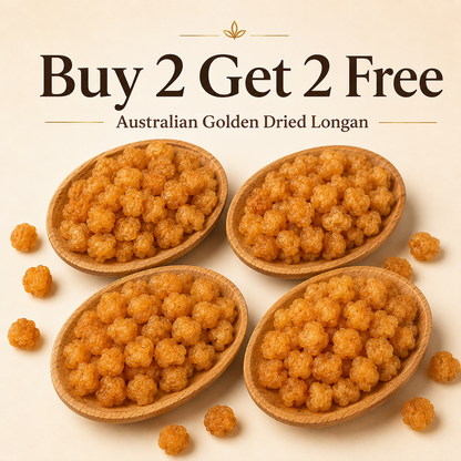 🌟 Australian Golden Dried Longan Fruits - ⚡ Daily Men’s Energy, 🛡️ Endurance & 🔥 Intimate Confidence Support-WZH